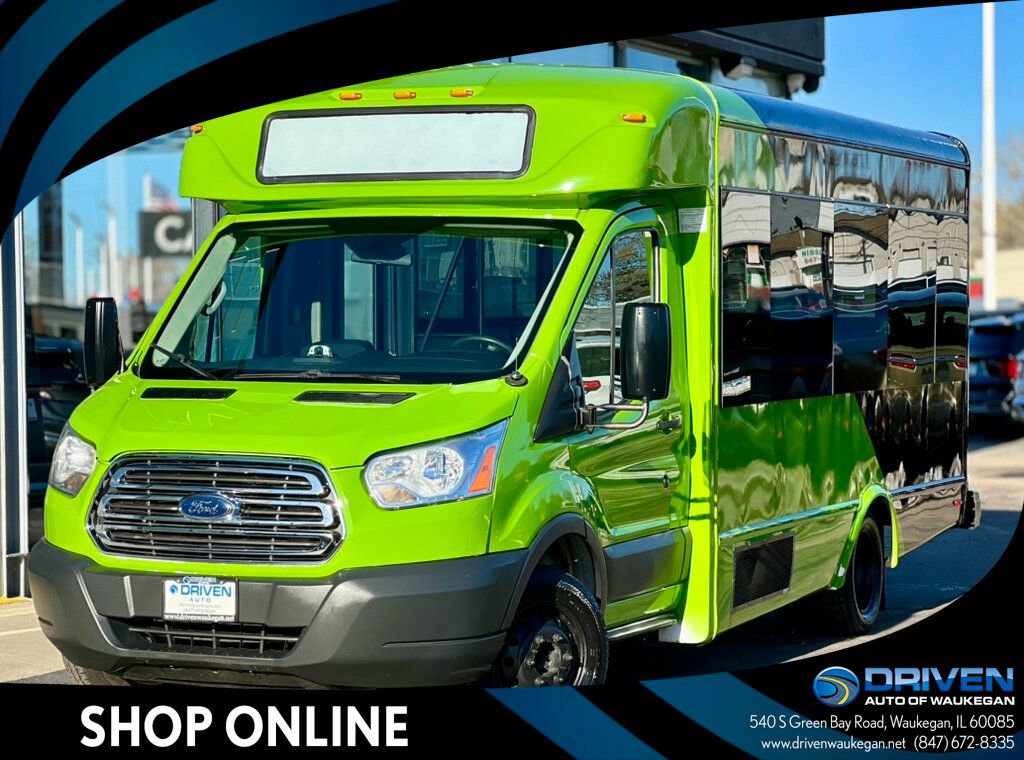 Used 2018 Ford Transit 350 156 DRW w/ Shuttle Bus Prep Package