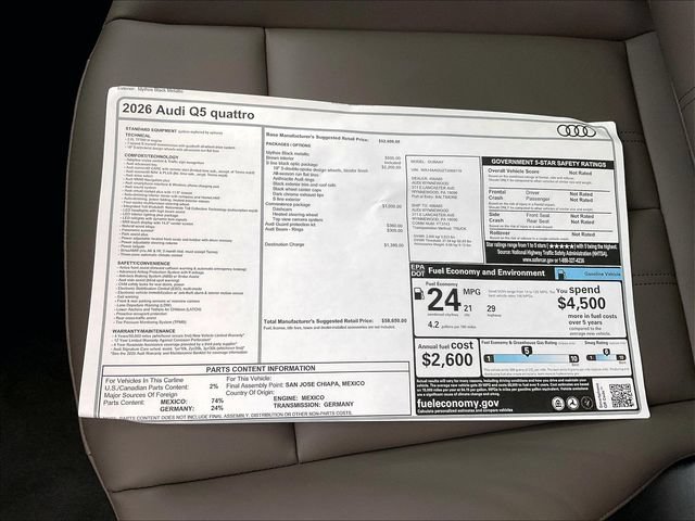 New 2026 Audi Q5 2.0T AWD/4WD image 10