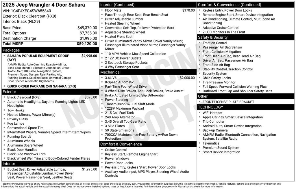 New 2025 Jeep Wrangler Unlimited Sahara AWD/4WD image 5