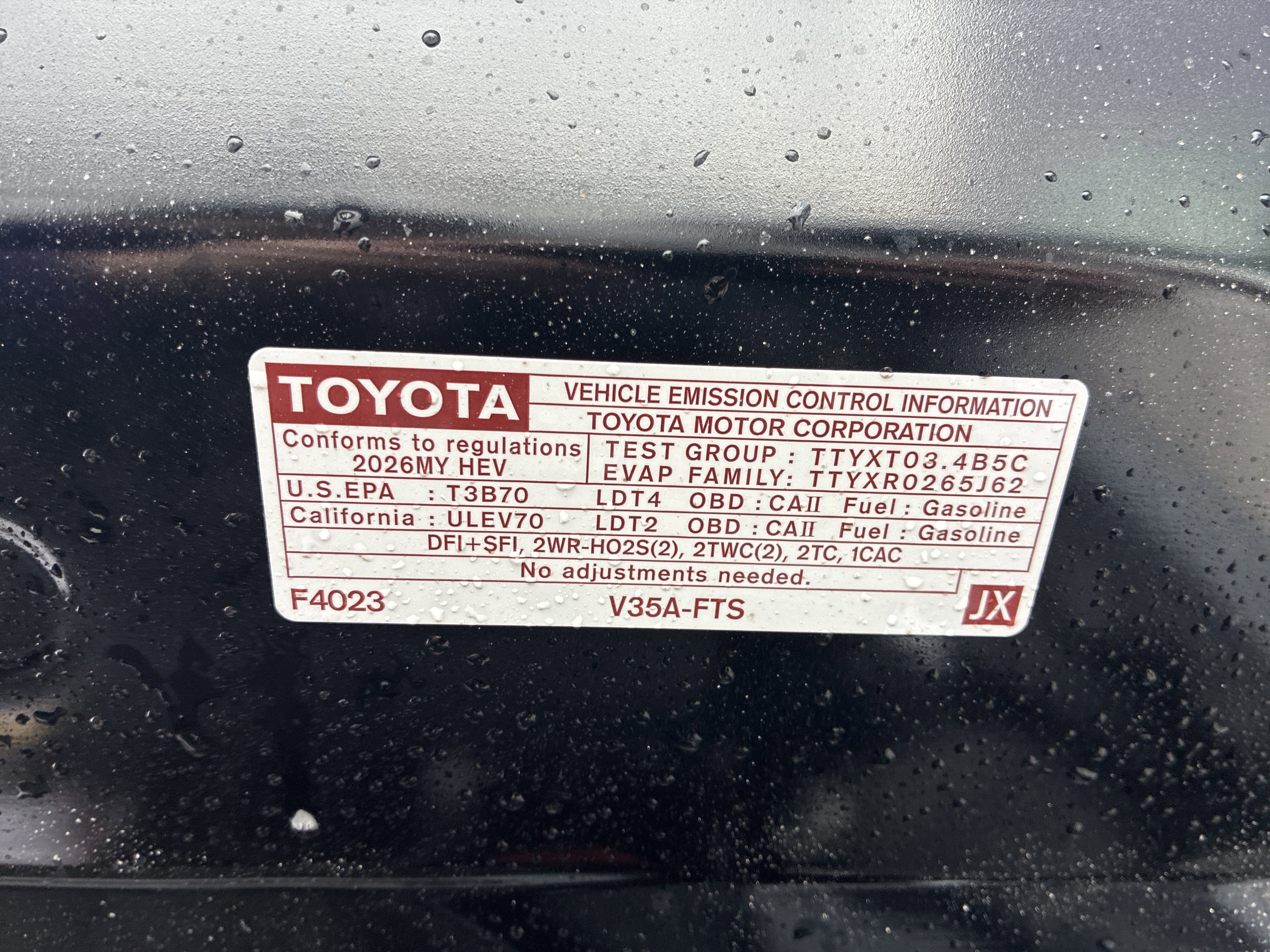 New 2026 Toyota Sequoia TRD Pro w/ TRD Performance Package (TMS) image 14