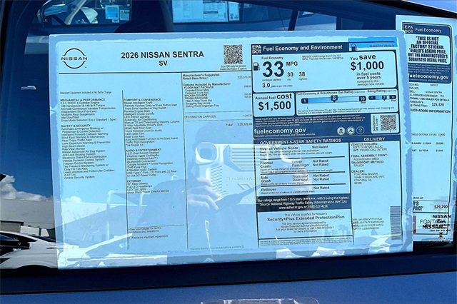 New 2026 Nissan Sentra SV image 12