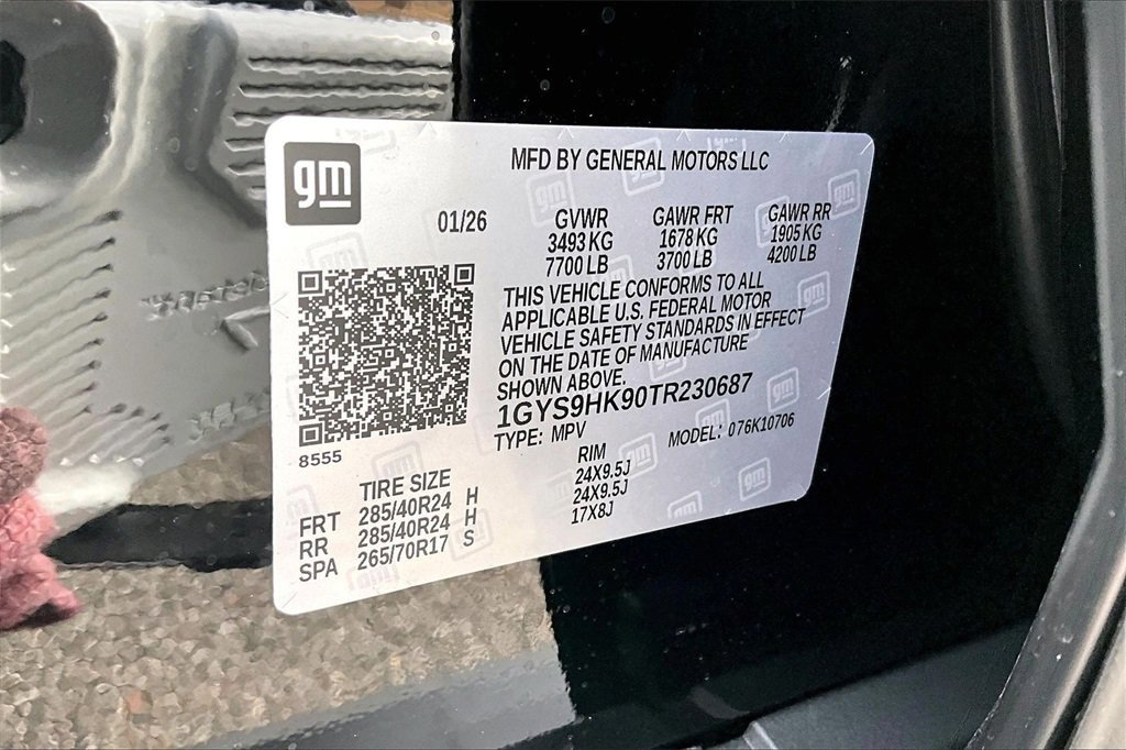 New 2026 Cadillac Escalade V w/ LPO, ONYX Package image 13