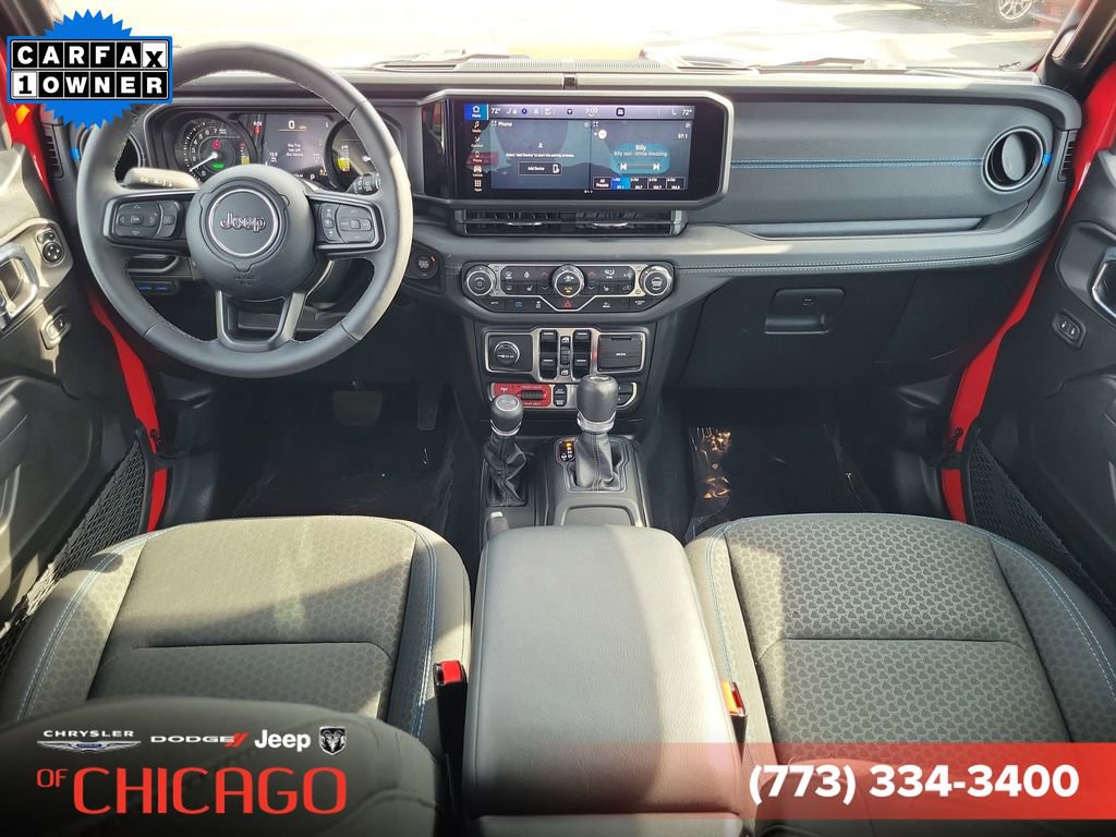 Certified 2025 Jeep Wrangler Unlimited Rubicon 4xe w/ Convenience Group AWD/4WD image 12