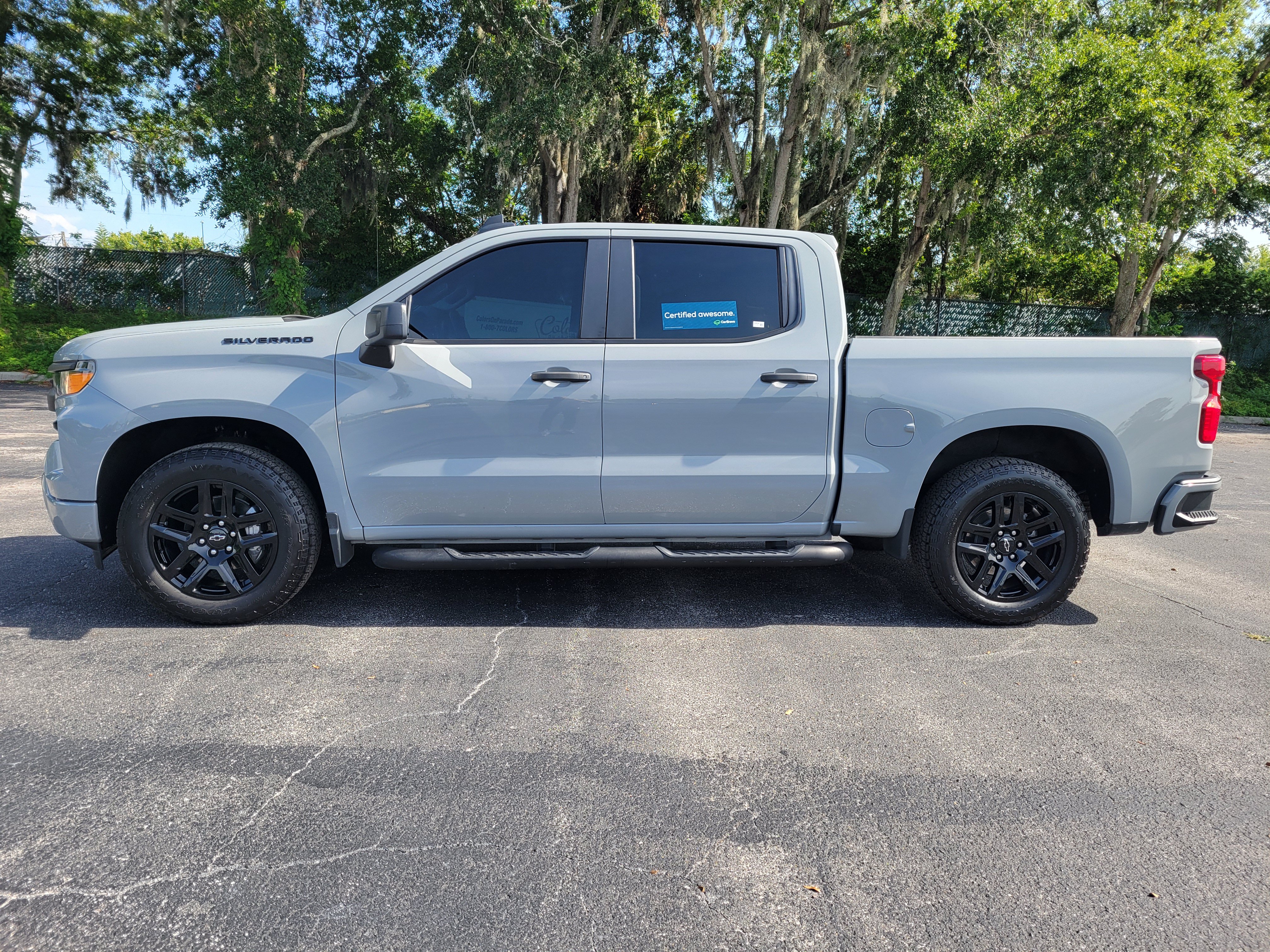 Certified 2024 Chevrolet Silverado 1500 Custom w/ Turbomax Blackout Package RWD image 12