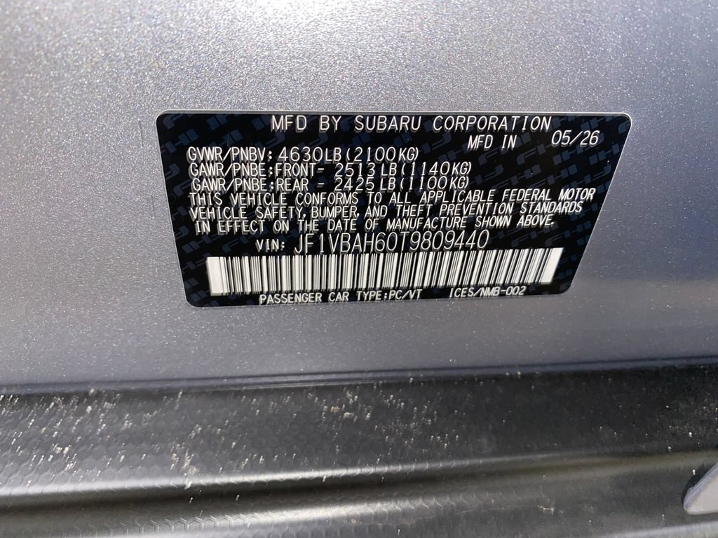 New 2026 Subaru WRX Premium AWD/4WD image 23