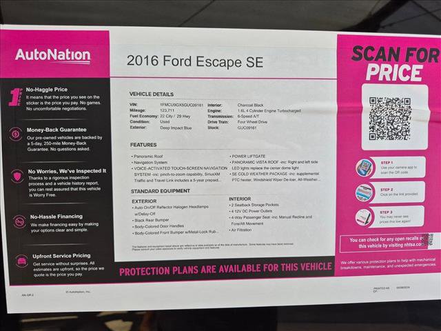 Used 2016 Ford Escape SE w/ Equipment Group 201A AWD/4WD image 23