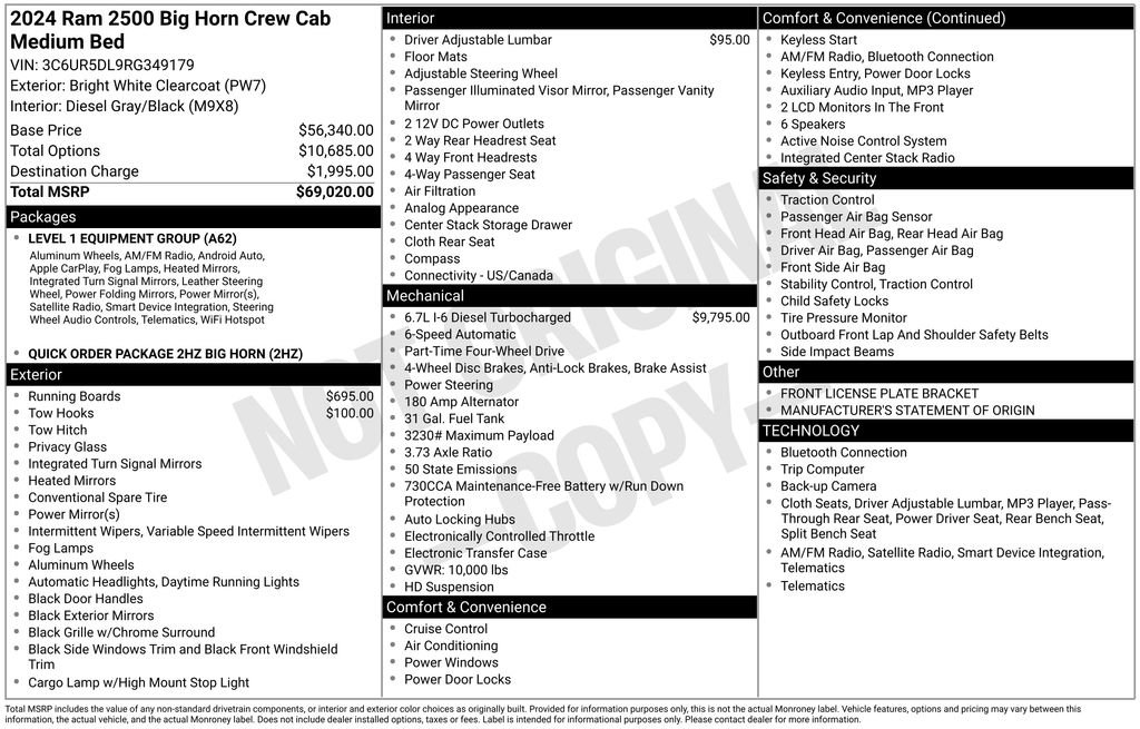 Used 2024 RAM 2500 Big Horn image 48