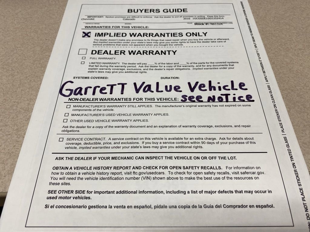 Used 2016 Chevrolet Colorado Z71 RWD image 31
