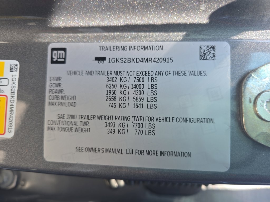 Used 2021 GMC Yukon SLT w/ SLT Premium Package image 39