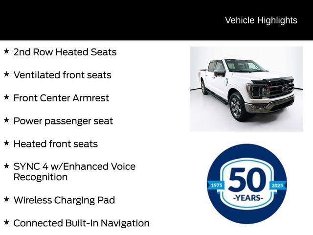 Certified 2023 Ford F150 Lariat w/ Equipment Group 502A High AWD/4WD image 21