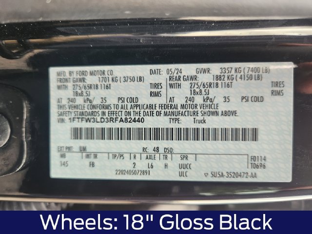 Certified 2024 Ford F150 XLT w/ Equipment Group 302A MID AWD/4WD image 28