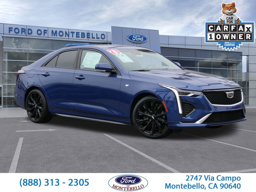 Used 2023 Cadillac CT4 Sport w/ Technology Package RWD image 1