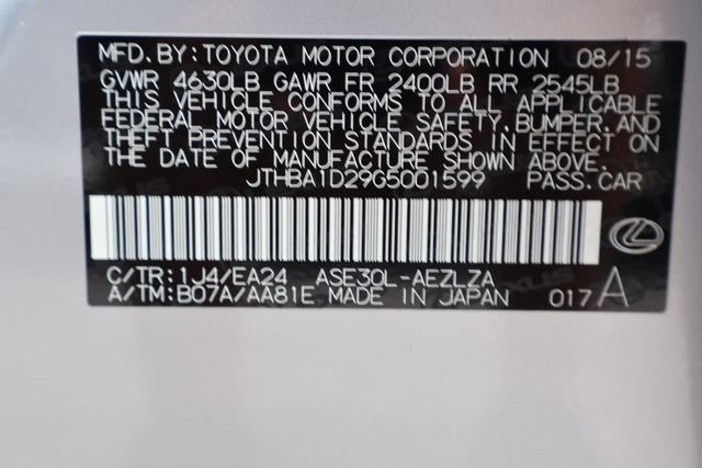 Used 2016 Lexus IS 200t RWD image 31
