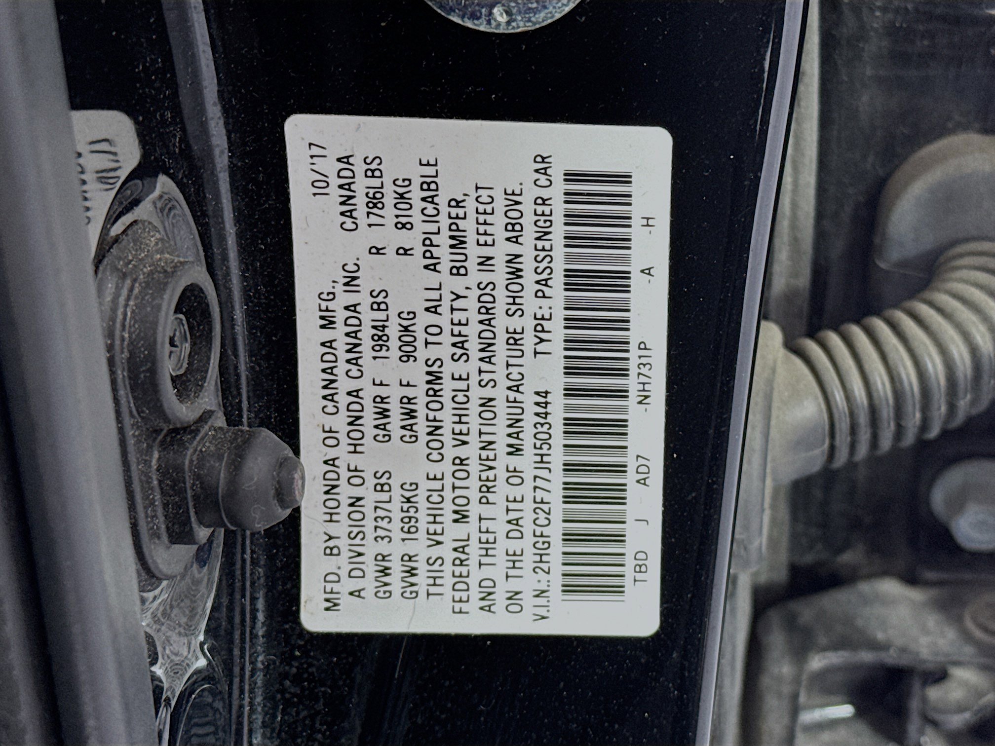 Certified 2018 Honda Civic EX image 30