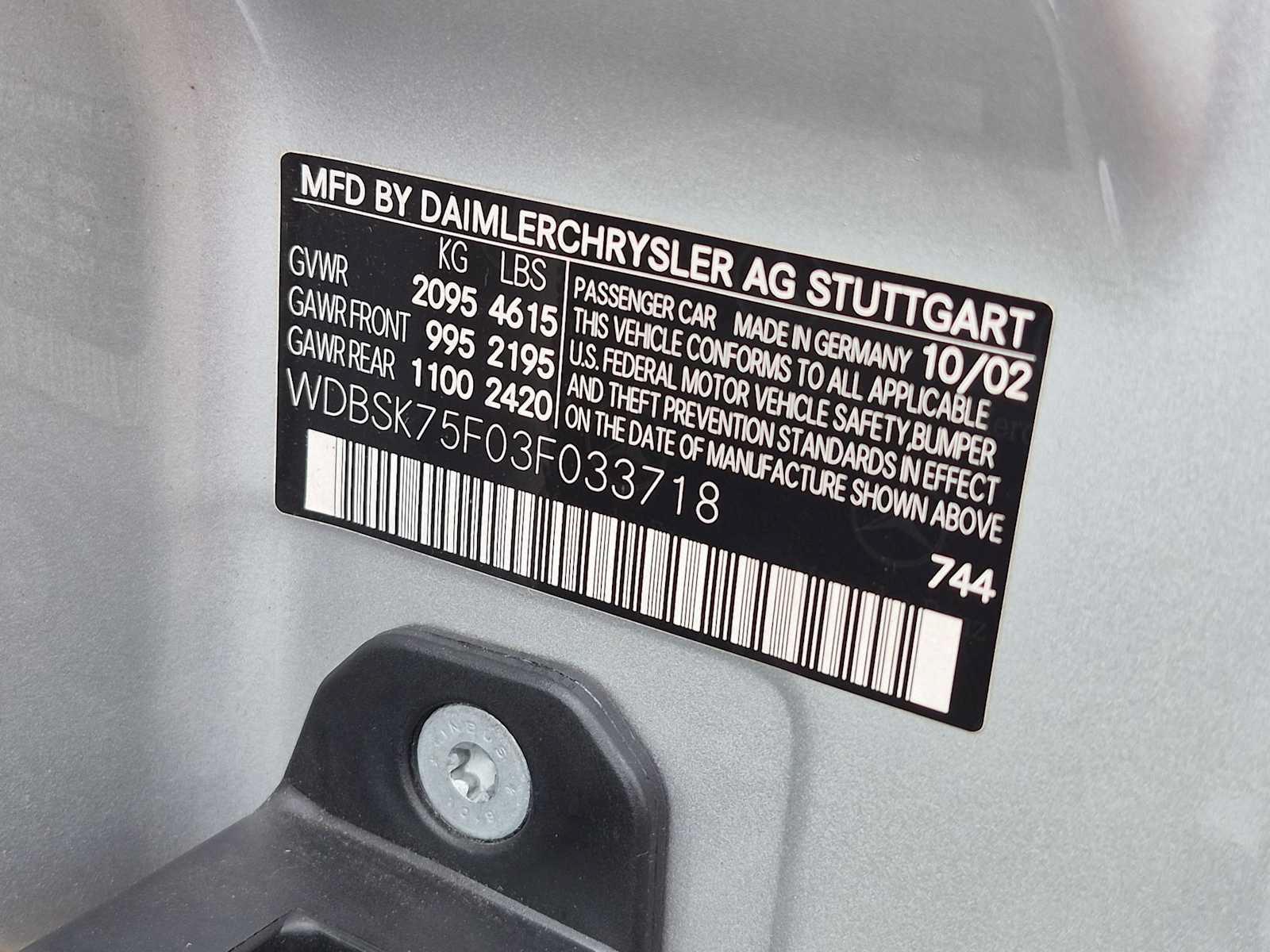 Used 2003 Mercedes-Benz SL 500 image 29