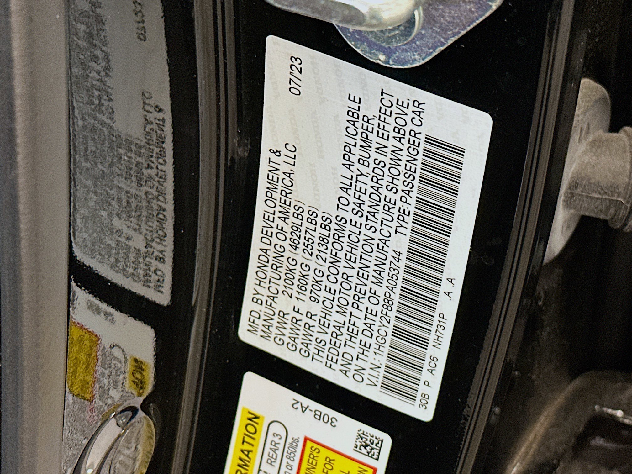 Used 2023 Honda Accord Touring image 12