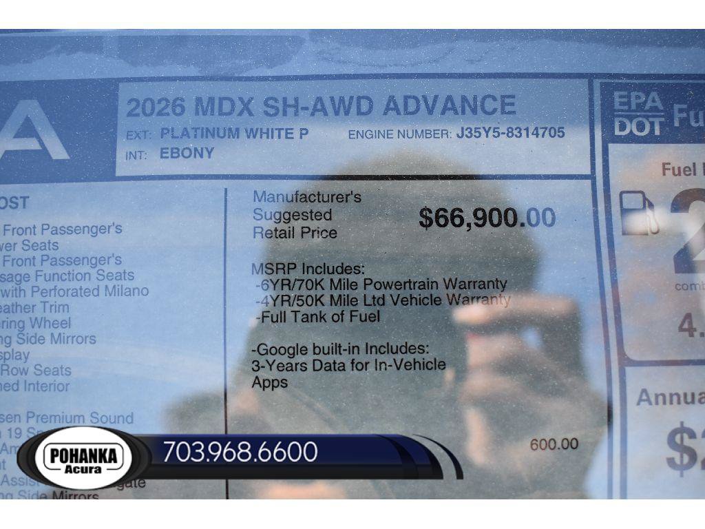 New 2026 Acura MDX SH-AWD w/ Advance Package image 41
