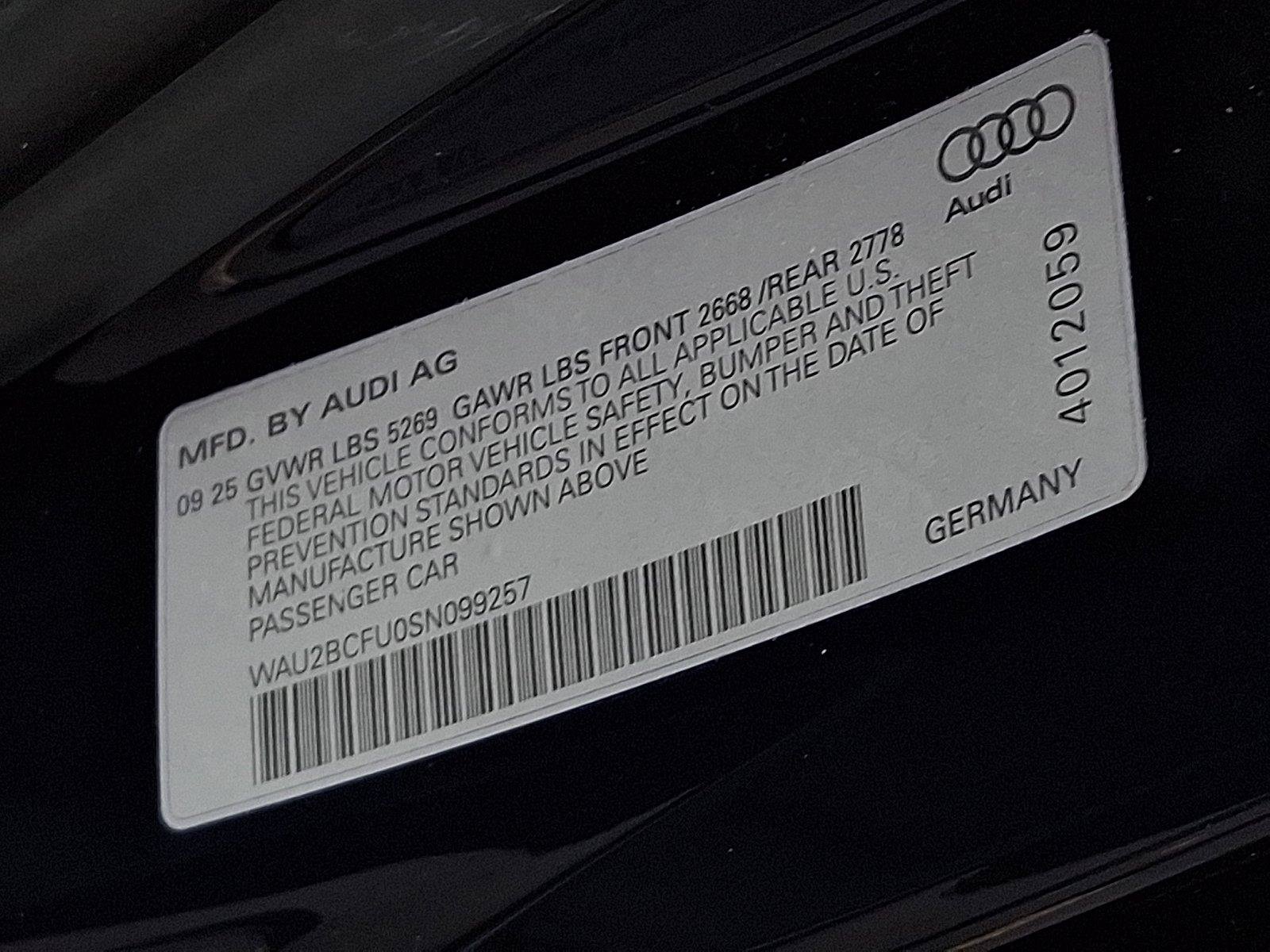 Used 2025 Audi A5 Premium Plus AWD/4WD image 28