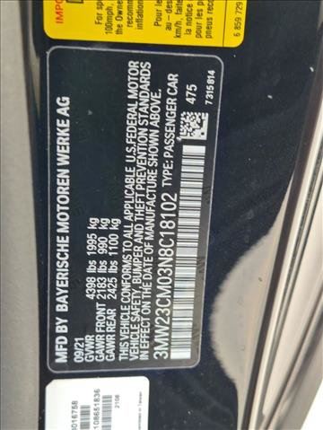 Used 2022 BMW 230i Coupe w/ Convenience Package RWD image 25