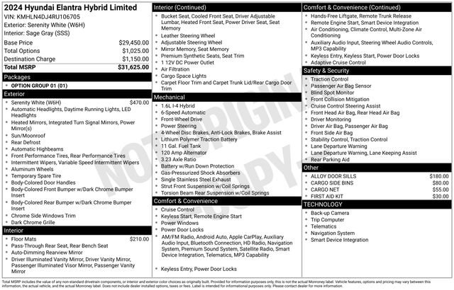 Used 2024 Hyundai Elantra Limited image 29