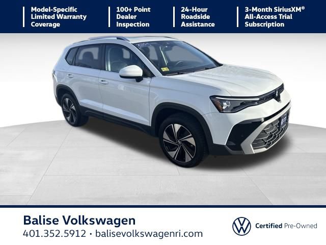 Certified 2025 Volkswagen Taos SE w/ Panoramic Sunroof Package