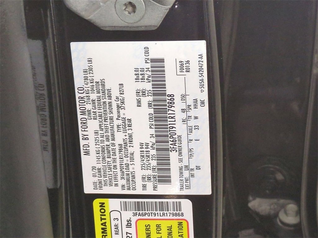 Used 2020 Ford Fusion SE image 32