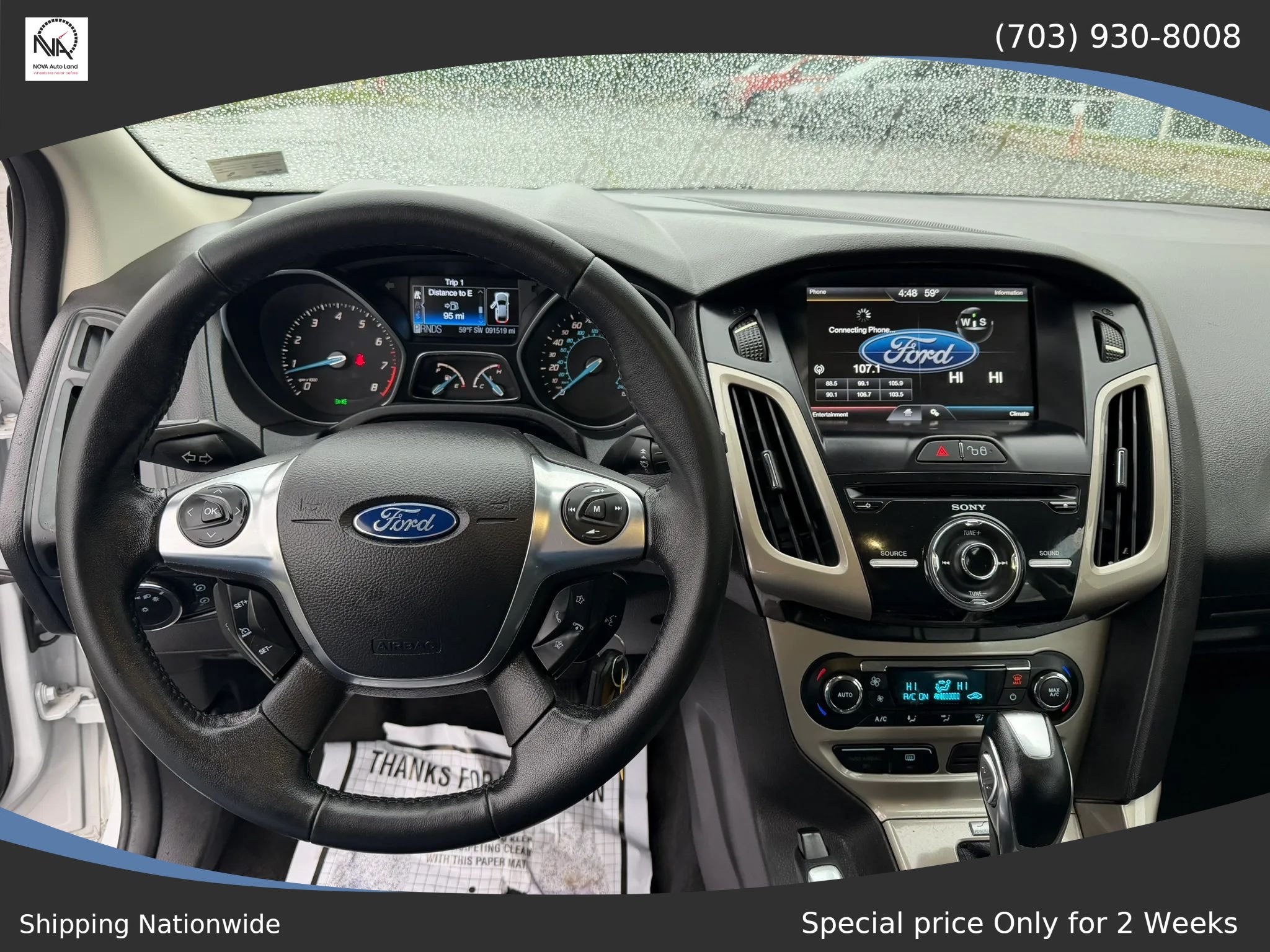 Used 2012 Ford Focus SEL FWD image 12