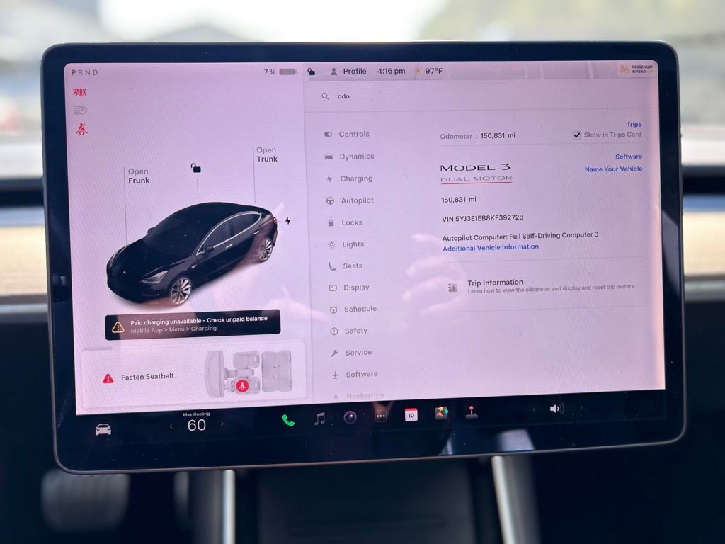 Used 2019 Tesla Model 3 Long Range image 10