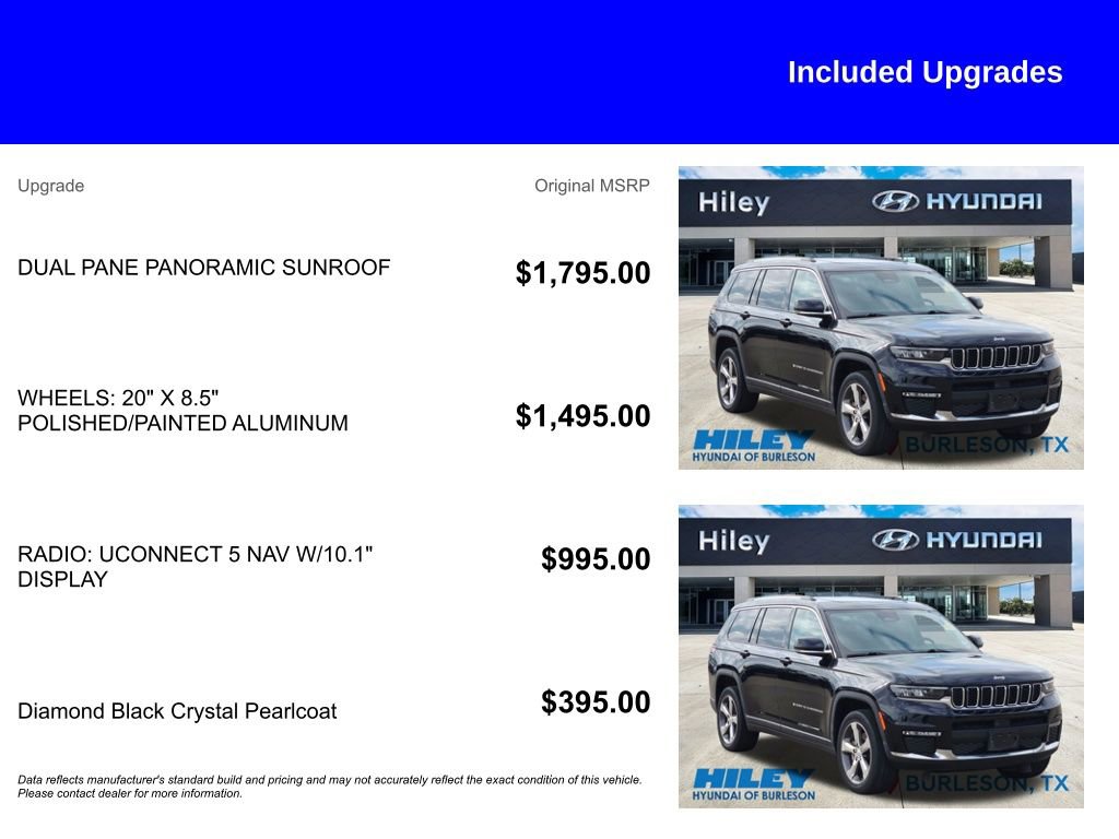 Used 2021 Jeep Grand Cherokee L Limited AWD/4WD image 5