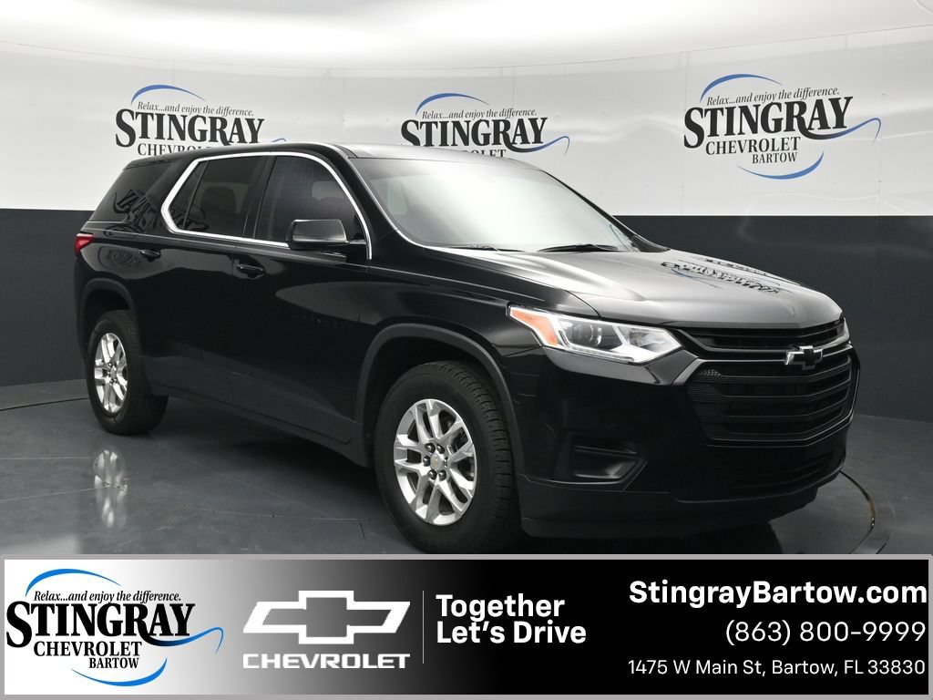 Used 2021 Chevrolet Traverse LS w/ LPO, Blackout Package