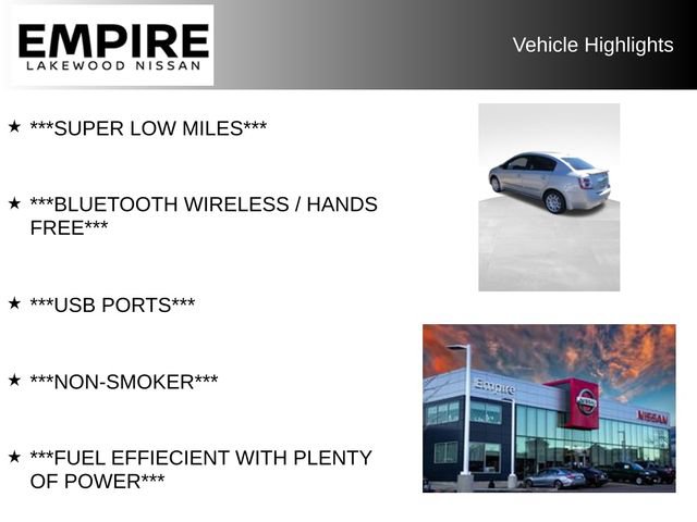 Used 2012 Nissan Sentra 2.0 S w/ Convenience Pkg FWD image 2