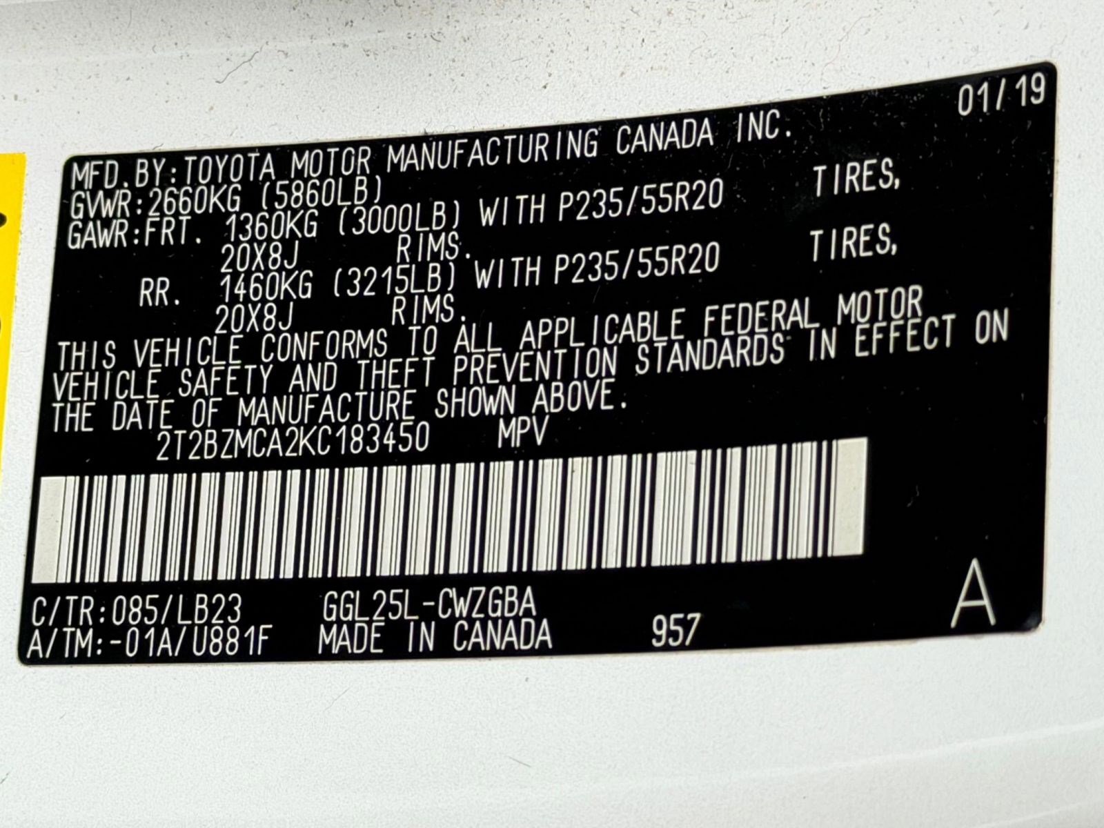 Used 2019 Lexus RX 350 AWD w/ Navigation Package image 19