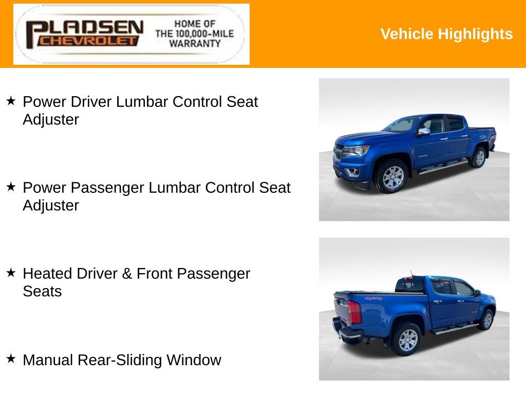 Used 2018 Chevrolet Colorado LT w/ Luxury Package, Chrome AWD/4WD image 28