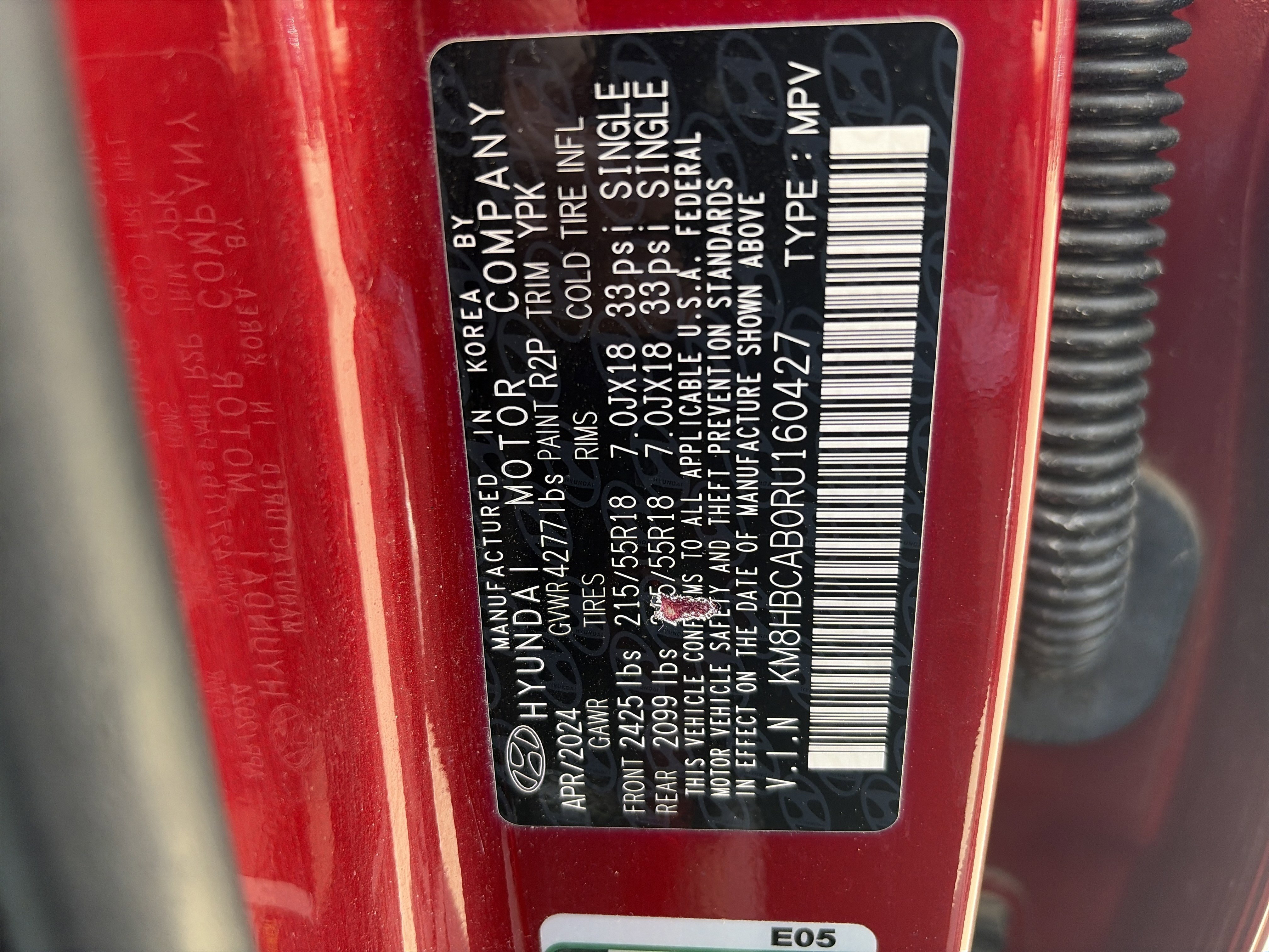 Certified 2024 Hyundai Kona SEL AWD/4WD image 36