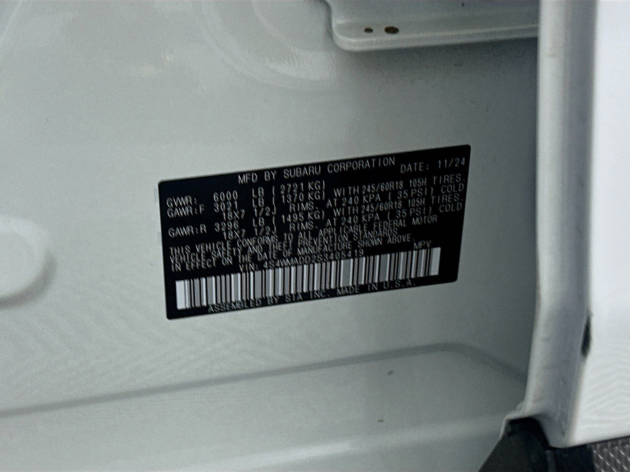 Used 2025 Subaru Ascent Premium AWD/4WD image 12