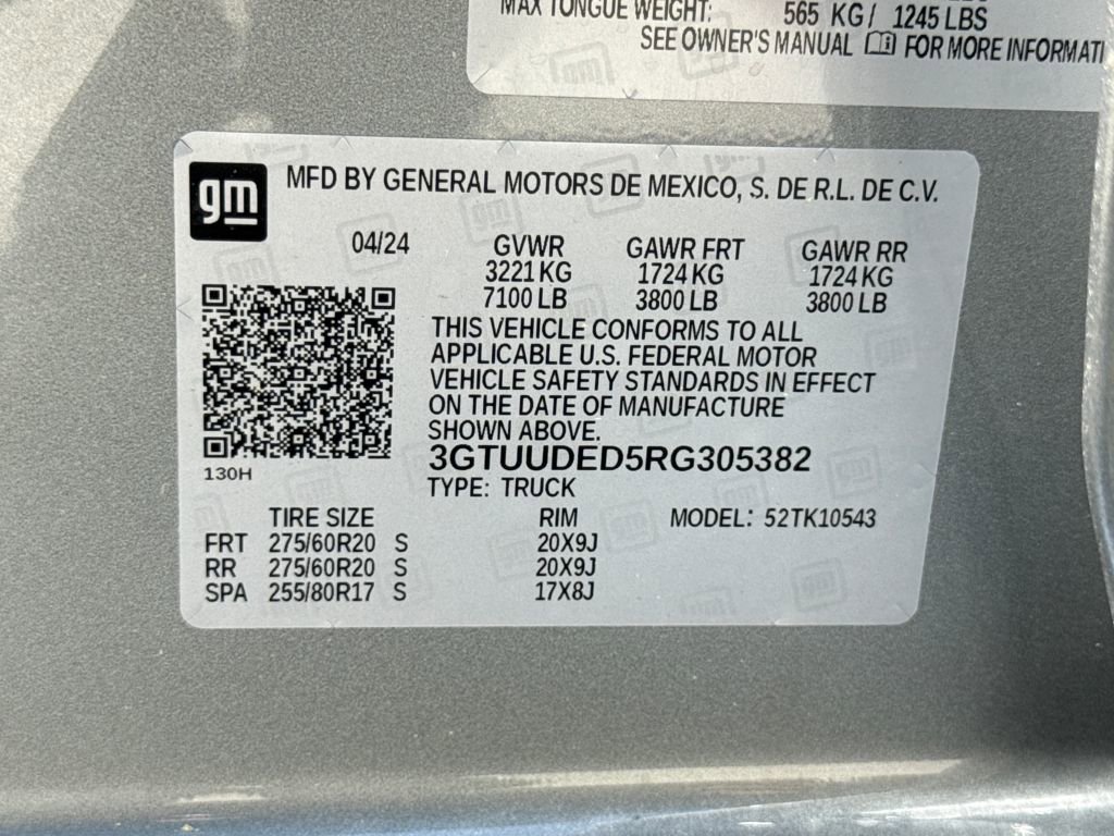 Used 2024 GMC Sierra 1500 SLT w/ SLT Premium Plus Package image 30