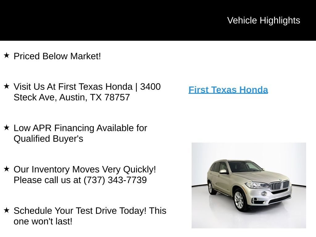 Used 2014 BMW X5 xDrive35i AWD/4WD image 10