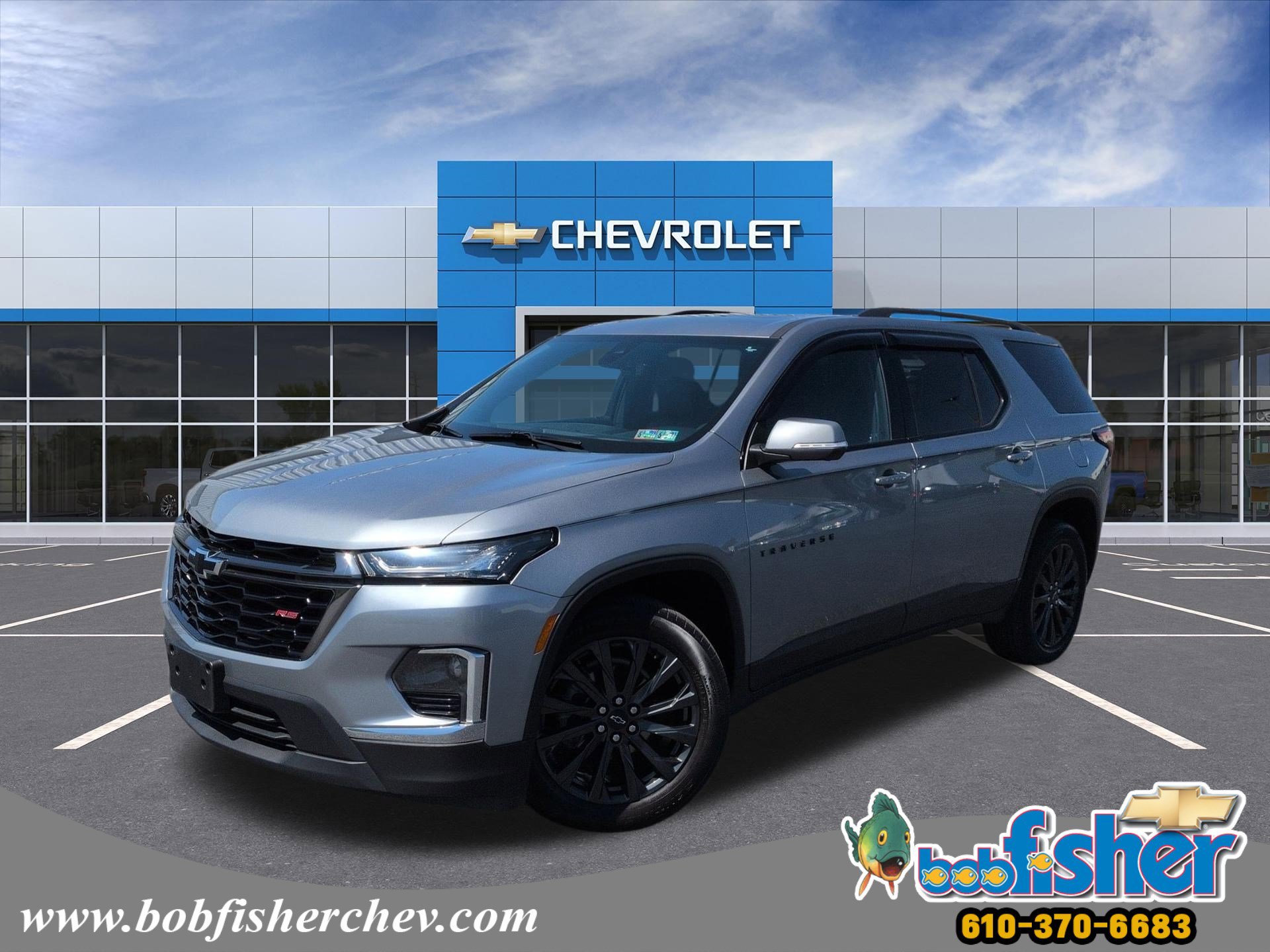 Certified 2023 Chevrolet Traverse RS w/ LPO, Floor Liner Package AWD/4WD image 1