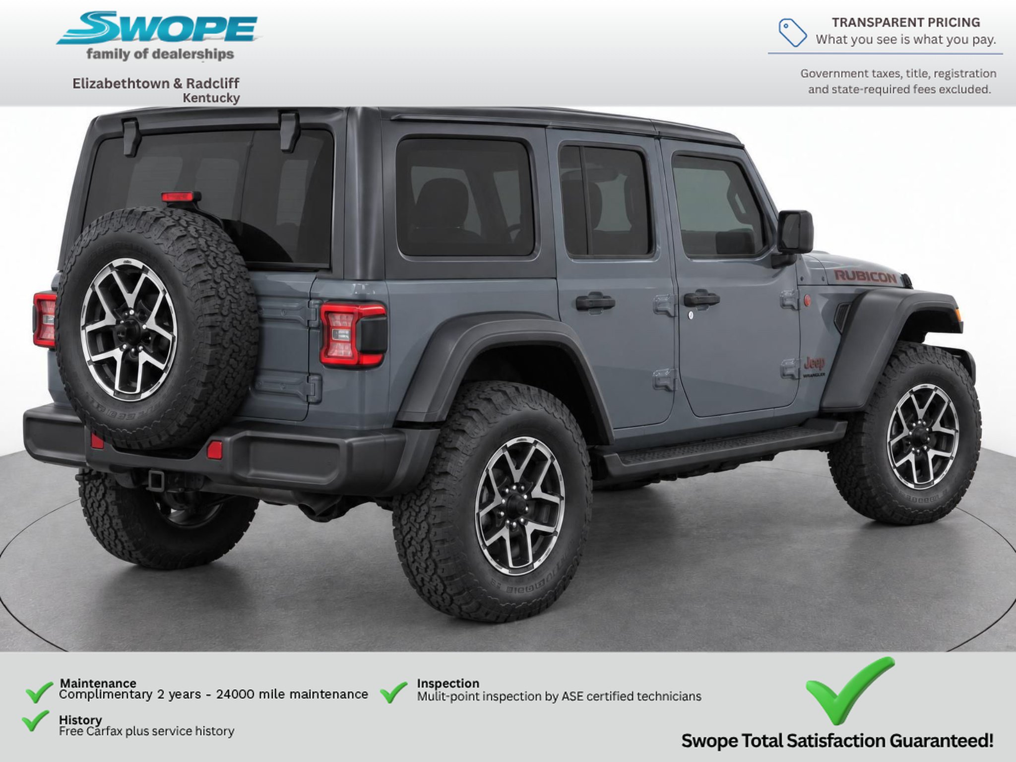 Used 2024 Jeep Wrangler Unlimited Rubicon w/ Convenience Group AWD/4WD image 5