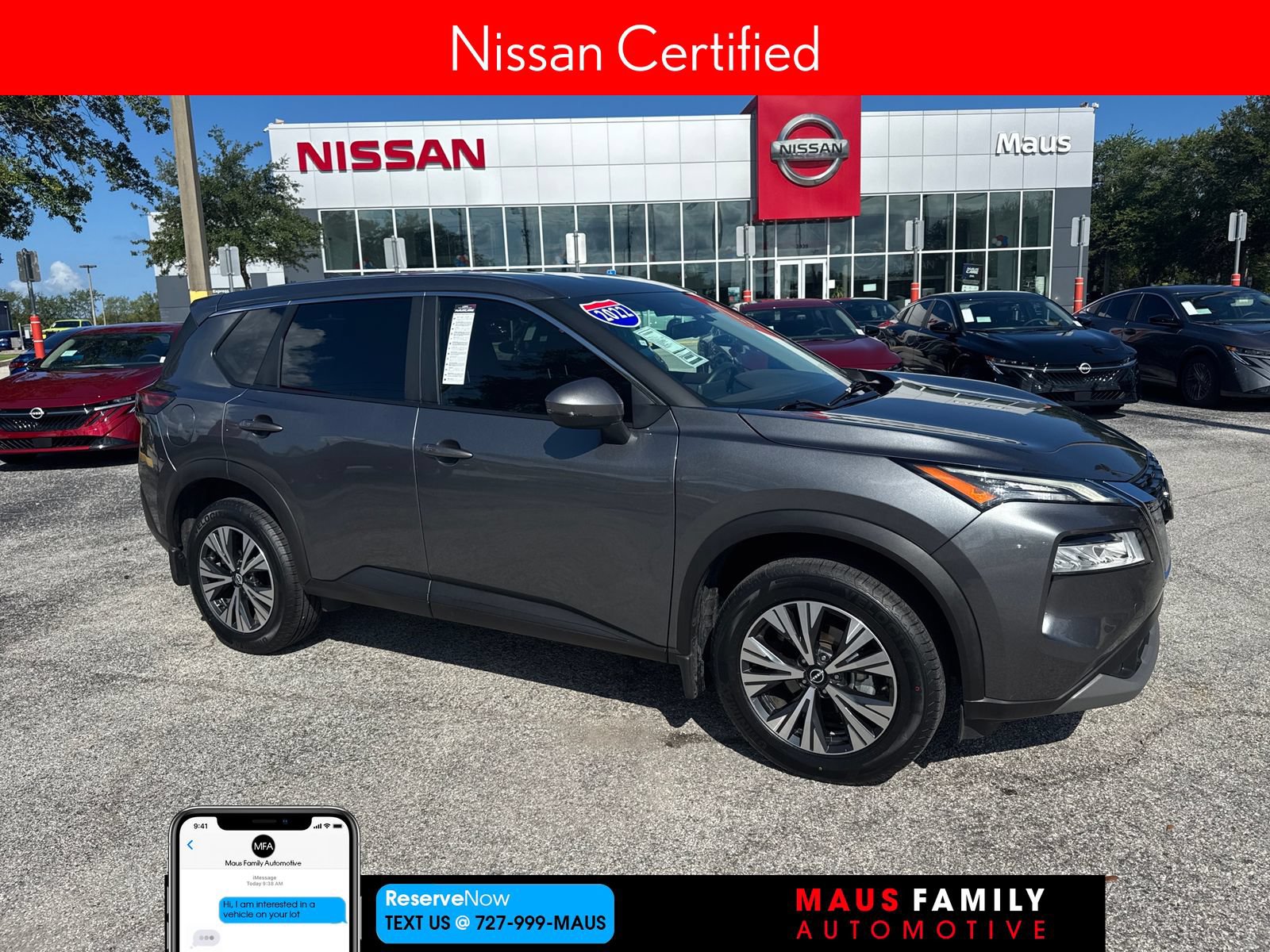 Certified 2022 Nissan Rogue SV FWD image 1