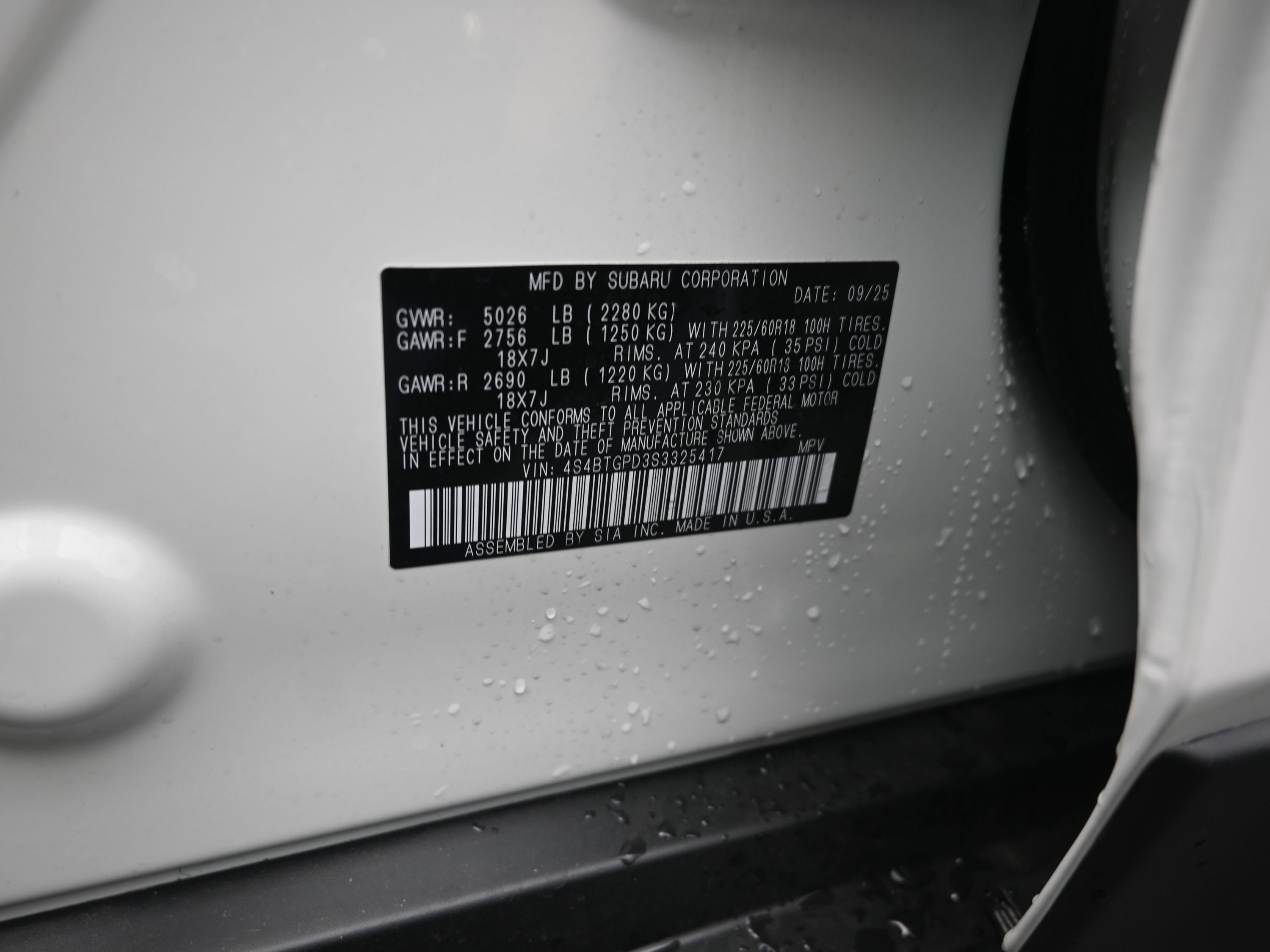 New 2025 Subaru Outback Touring XT image 9