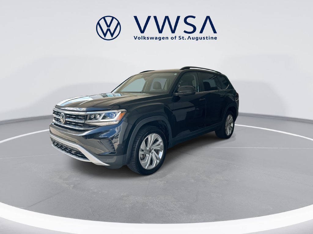 Used 2021 Volkswagen Atlas SE w/ Panoramic Sunroof Package FWD image 3