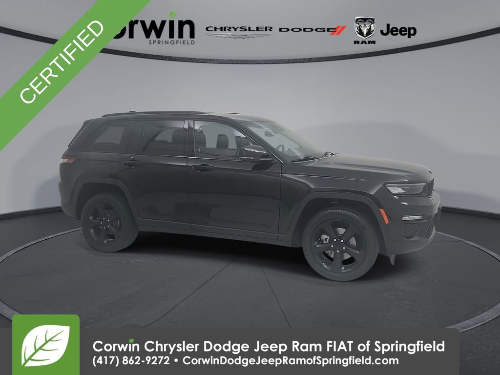 Certified 2023 Jeep Grand Cherokee Limited w/ Black Appearance Package image 1