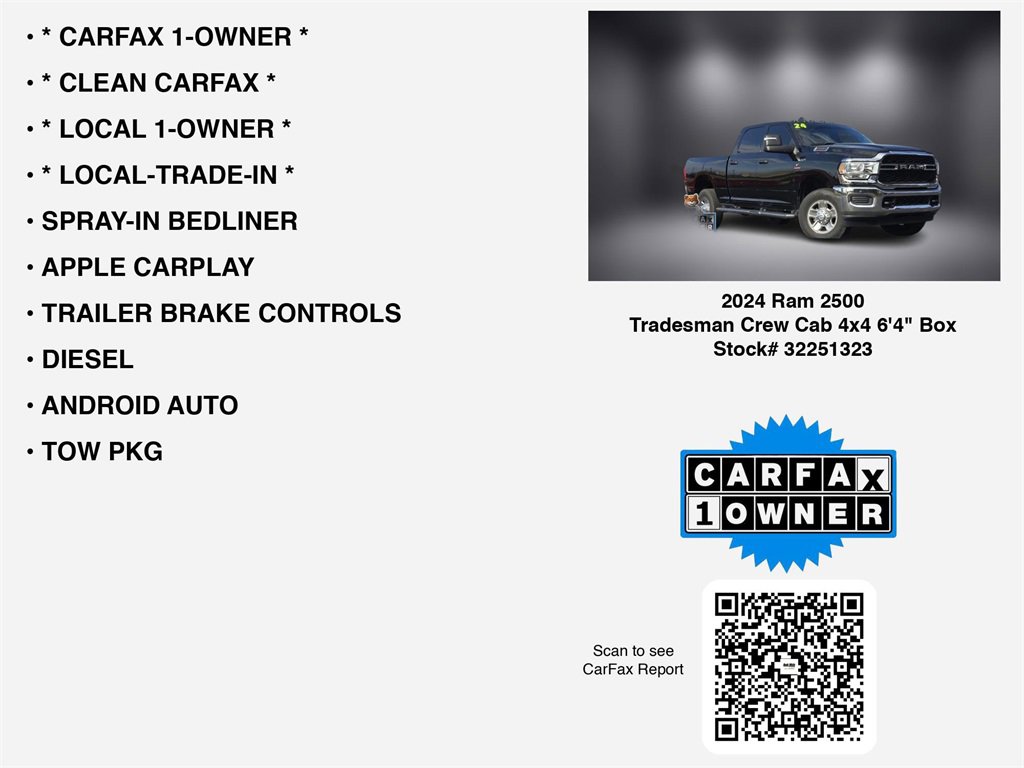 Used 2024 RAM 2500 Tradesman w/ Chrome Appearance Group image 7