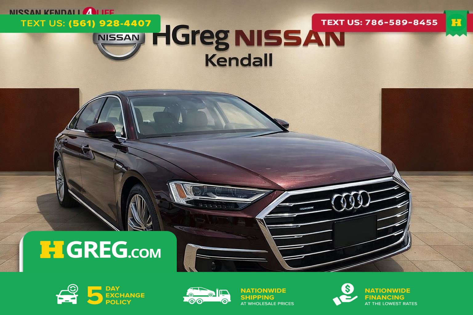Used 2019 Audi A8 L 3.0T AWD/4WD image 1