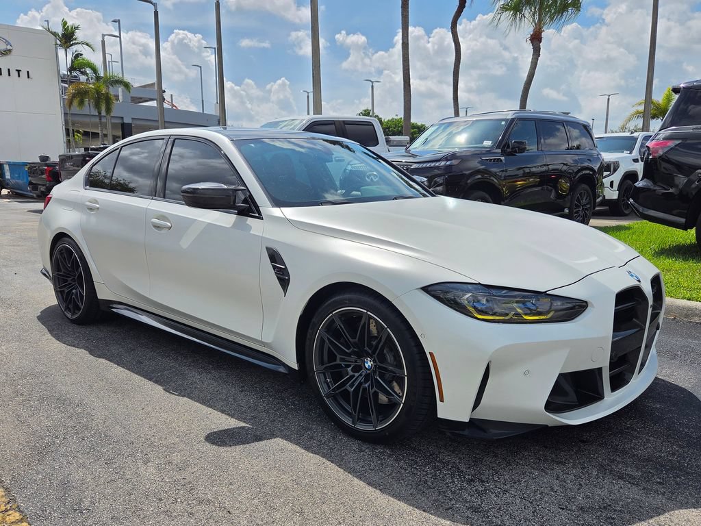 Used 2021 BMW M3 Competition w/ M Carbon Exterior Package RWD image 2