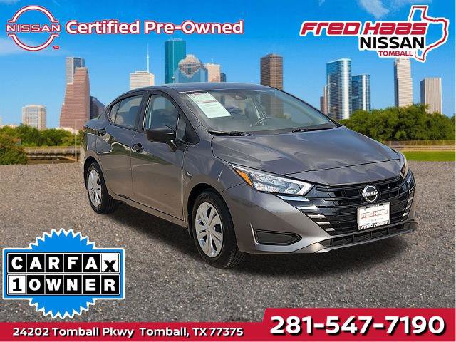 Certified 2025 Nissan Versa S w/ Trunk Package FWD 360° Tour