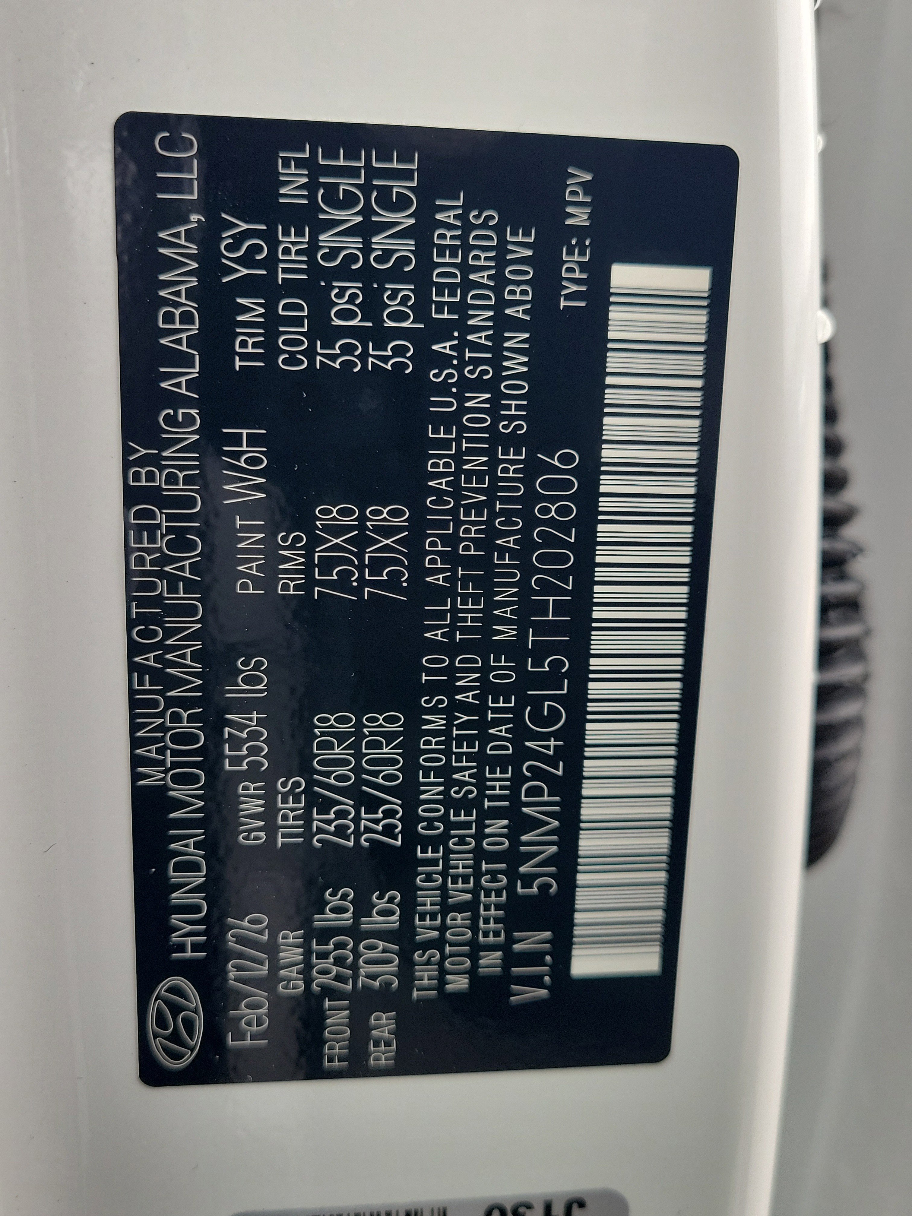 New 2026 Hyundai Santa Fe SEL FWD image 34