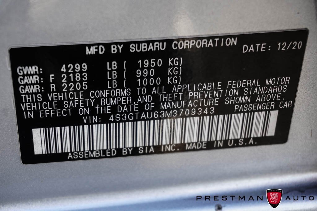 Used 2021 Subaru Impreza 2.0i Limited image 27