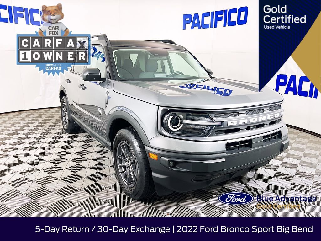 Certified 2022 Ford Bronco Sport Big Bend w/ Convenience Package image 1